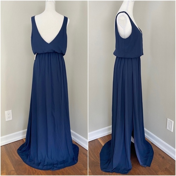 NWT Show Me Your Mumu Kendall
Maxi Dress Rich Navy Blue S - Picture 11 of 13